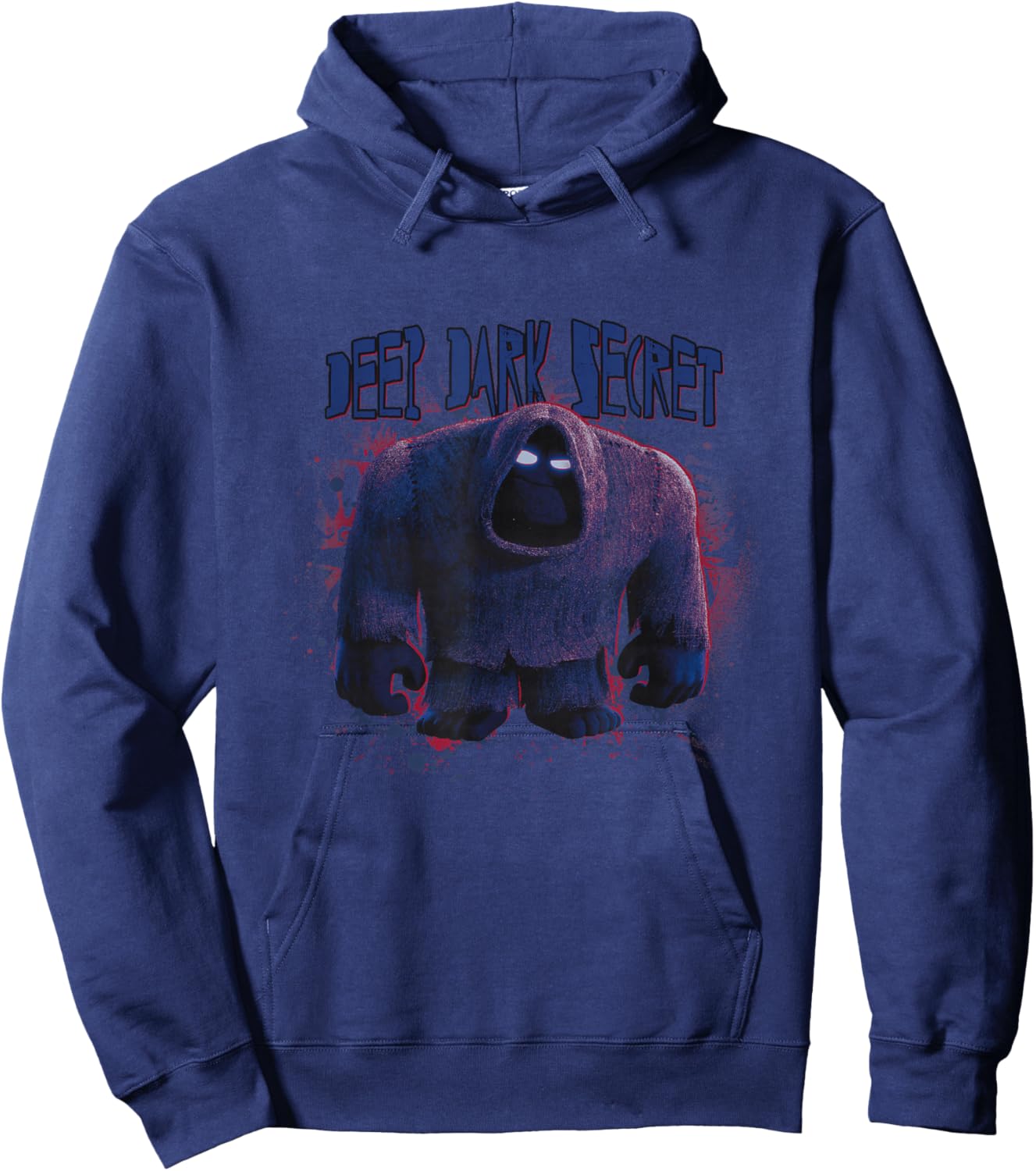 Disney Pixar Inside Out 2 Deep Dark Secret Splash Paint Logo Hoodie - Hoodie | Navy