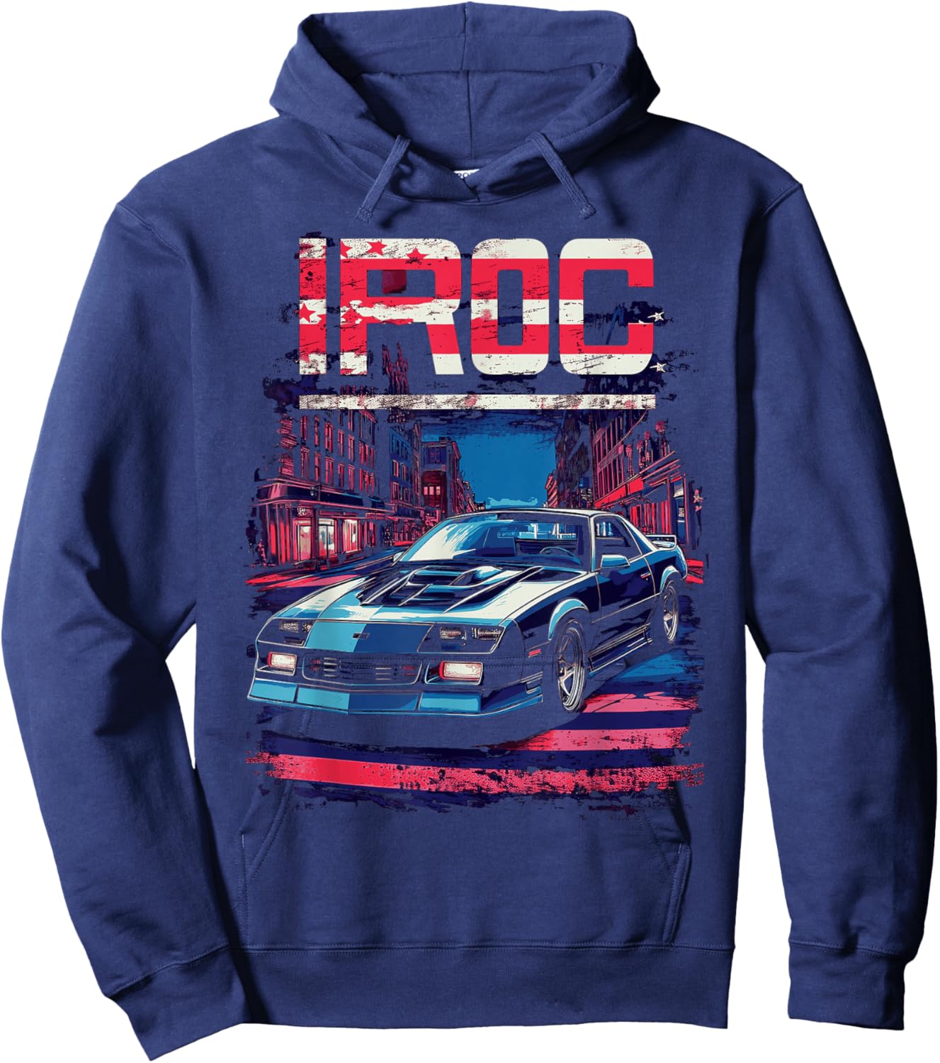 1980's IROC, IROC-Z Muscle Car American Muscle Retro classic Hoodie - Hoodie | Navy
