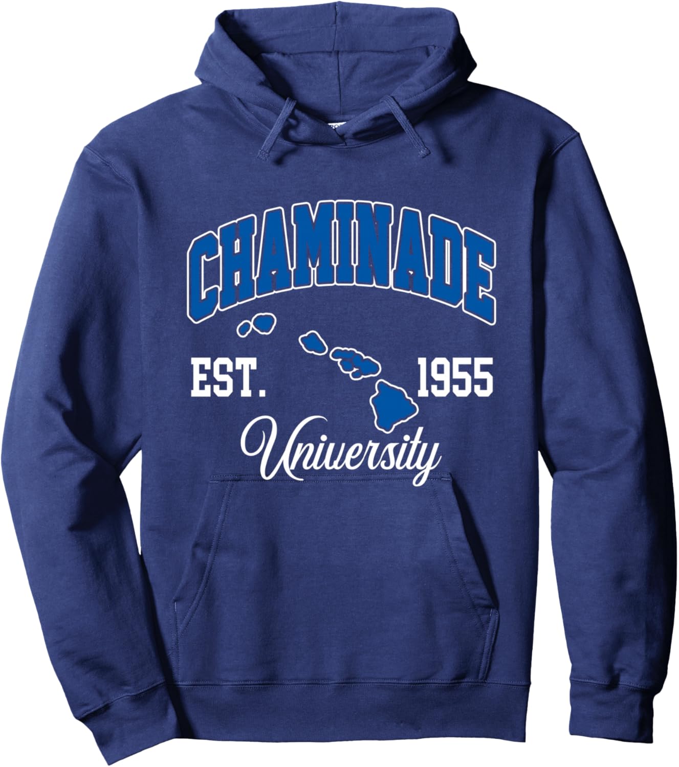 Chaminade Athletics Arch Vintage Design Men Women Hoodie - Hoodie | Navy