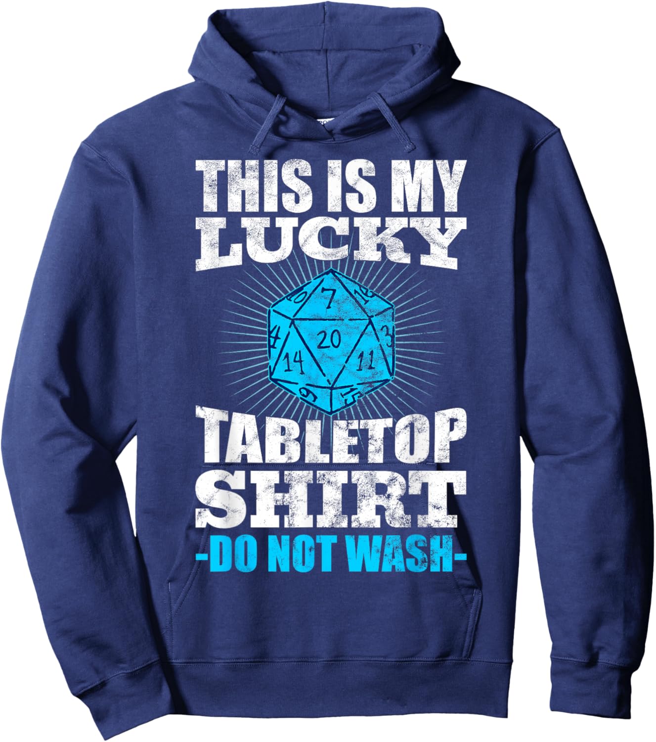 Funny Board Game Quote - This is My Lucky Tabletop Hoodie - Hoodie | Navy