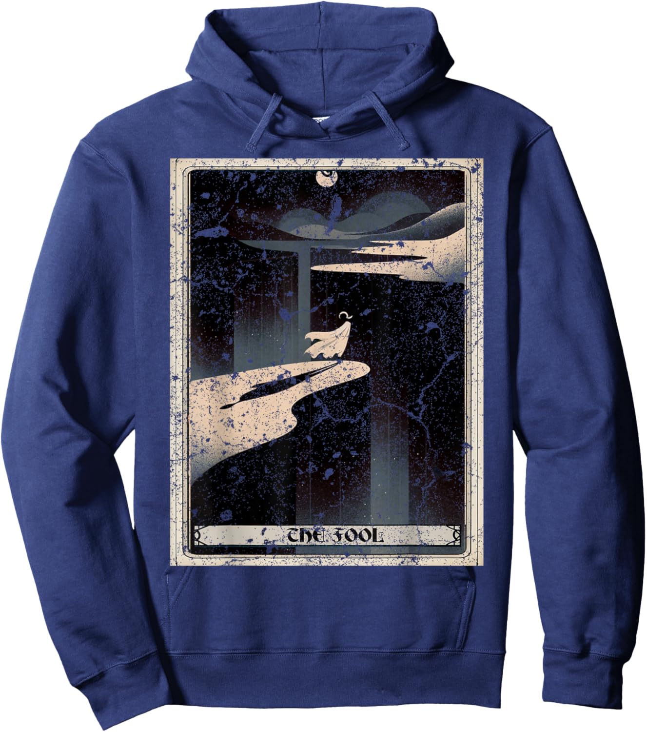 The Fool Tarot Card Black Hoodie - Hoodie | Navy