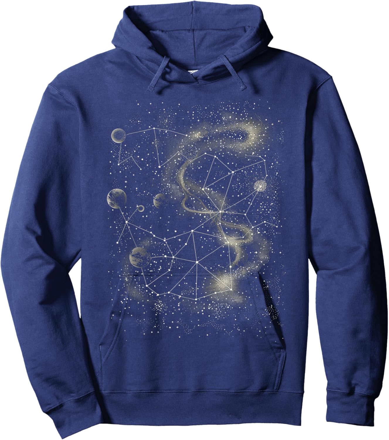 Constellation Dotwork Hoodie - Hoodie | Navy