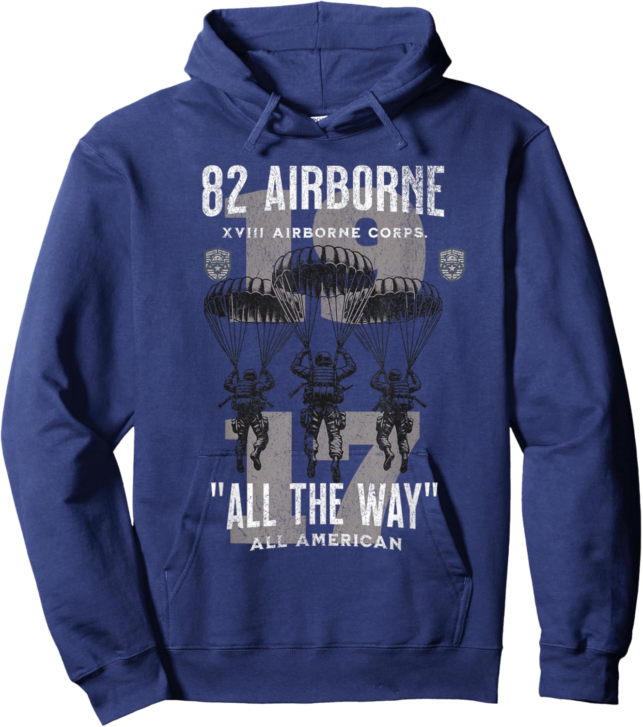 82 Airborne Infantry Division America's Guard of Honor 82nd Hoodie - Hoodie | Navy