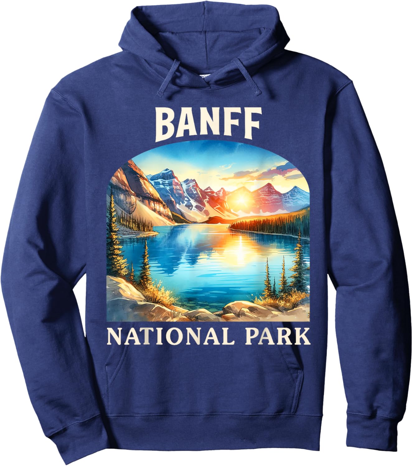 Banff National Park Canada Travel Nature Exploring Trip Hoodie - Hoodie | Navy