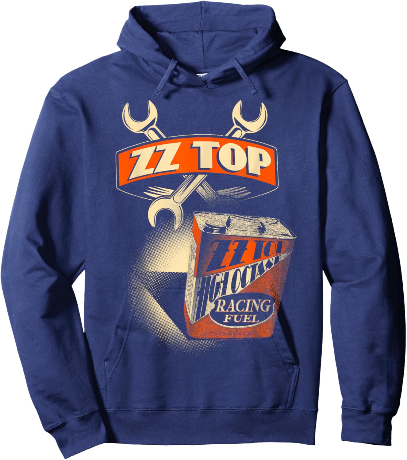 ZZ Top Racing Fuel Hoodie - Hoodie | Navy