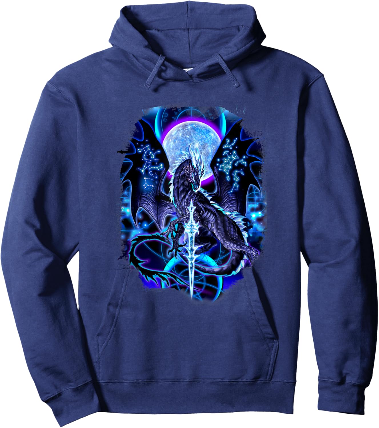 Ruth Thompson Art, Dragon Dragonblade Nightblade Hoodie - Hoodie | Navy