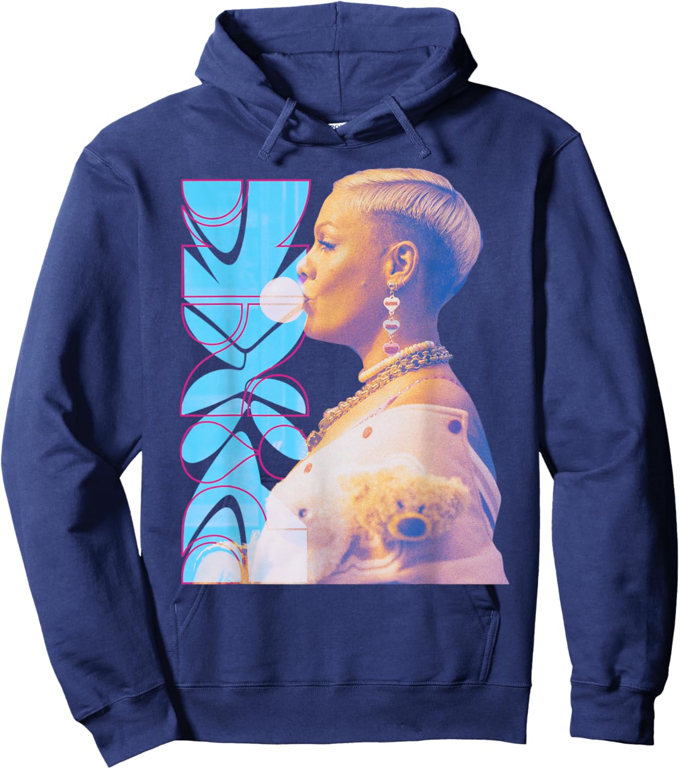 P!NK Bubblegum Hoodie - Hoodie | Navy