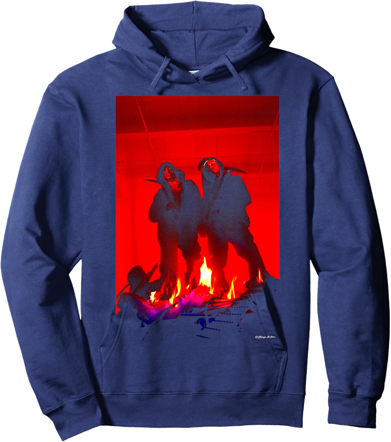 Mobb Deep Juvenile Hell Photo By George DuBose Hoodie - Hoodie | Navy