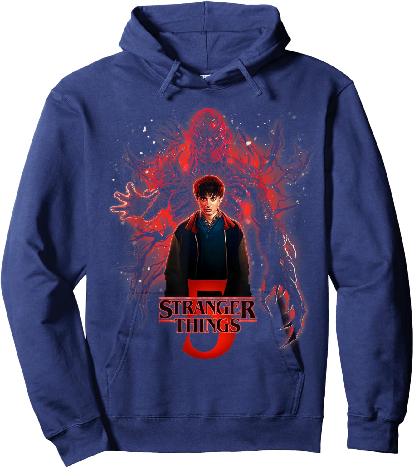 Stranger Things Will Versus Vecna Officially Licensed Hoodie - Hoodie | Navy