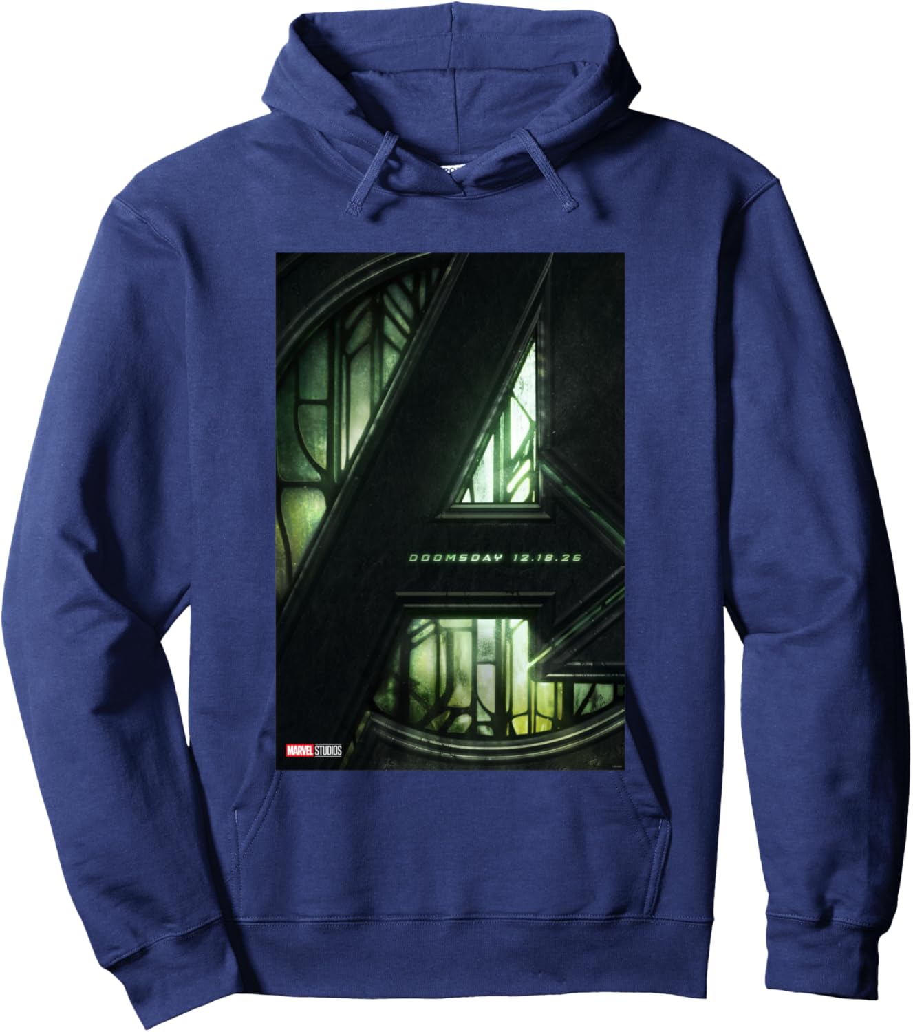 Marvel Avengers: Doomsday Movie Teaser Poster Hoodie - Hoodie | Navy