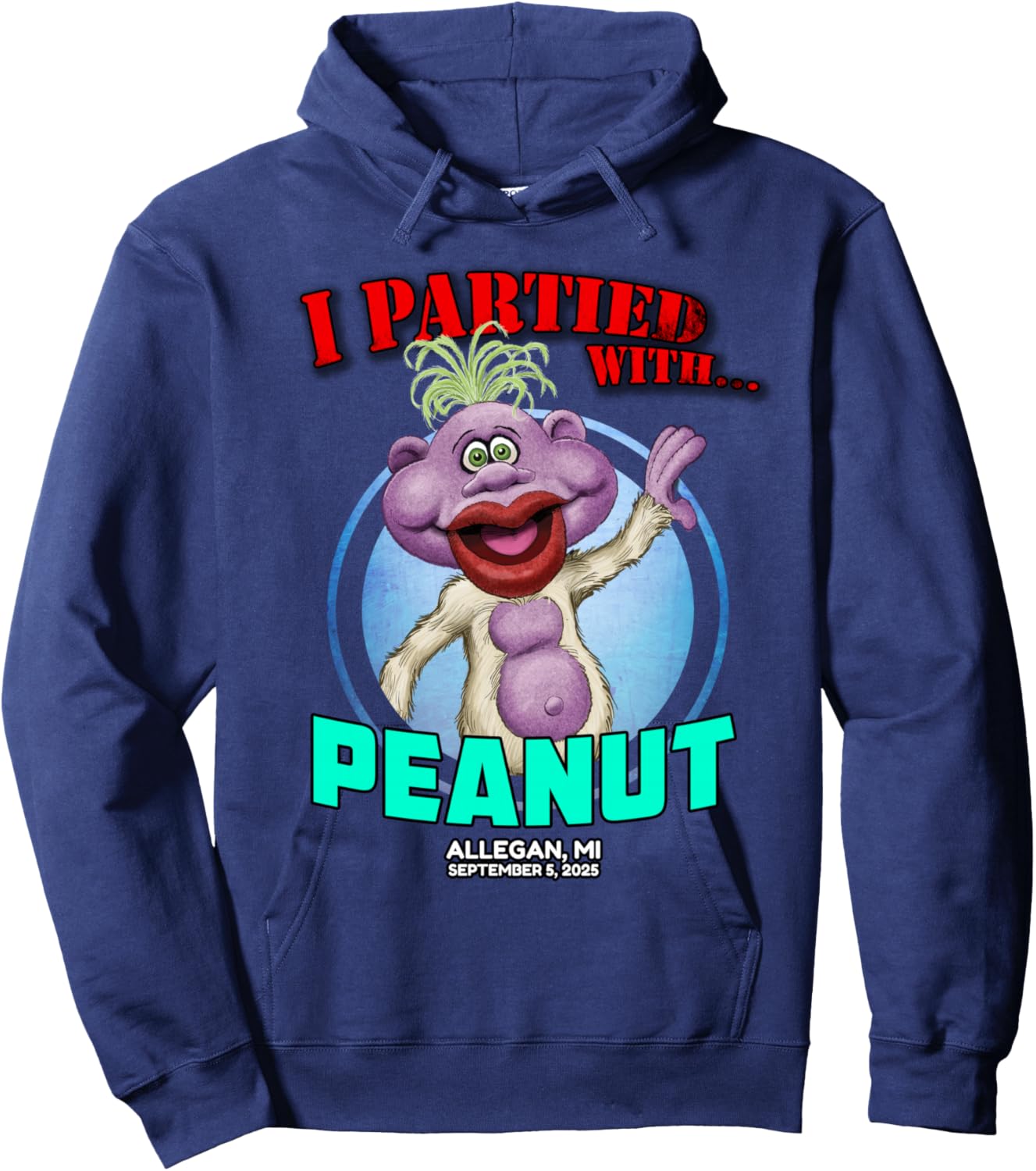 Peanut Allegan, MI (2025) Hoodie - Hoodie | Navy
