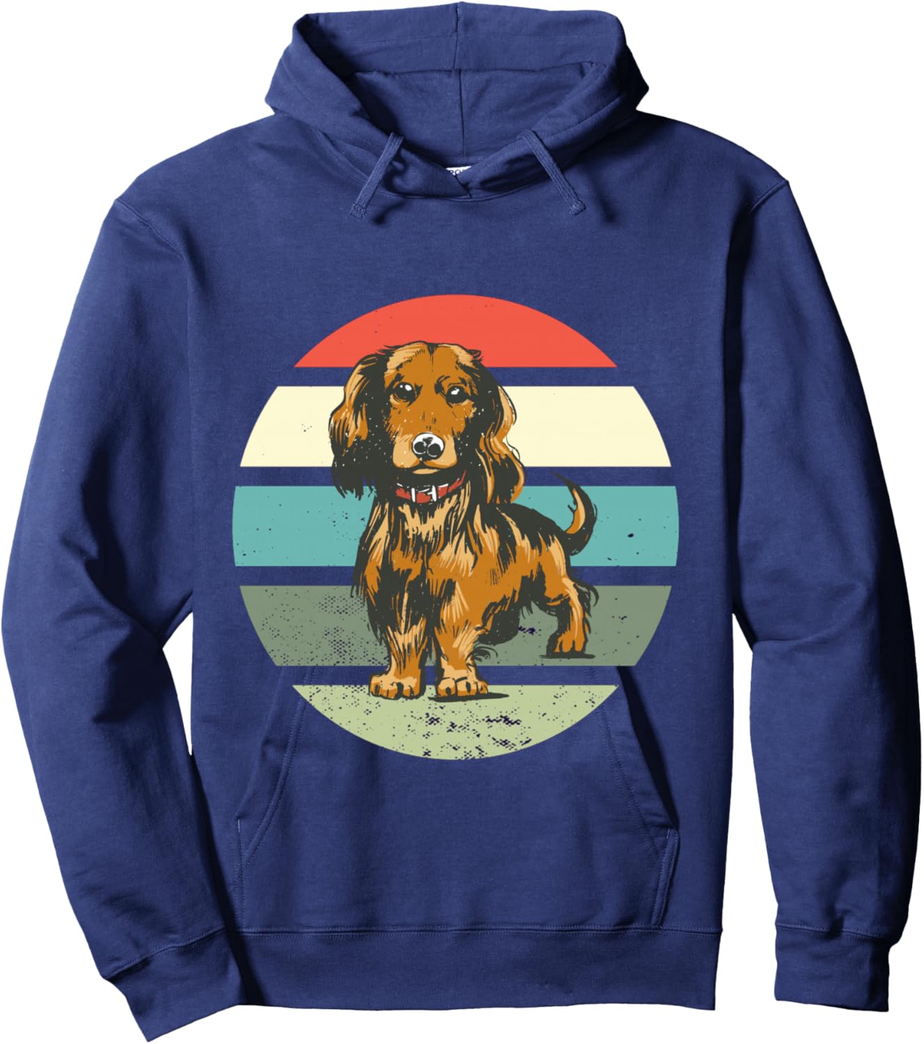 Teckel Wiener Chien Maman Maman Teckel Amant Teckel Teckel Manche Longue Hoodie - Hoodie | Navy