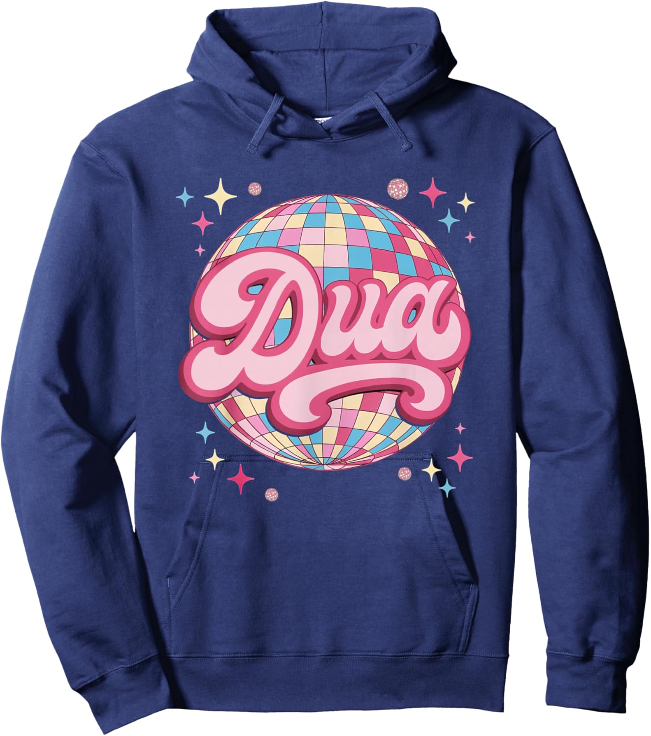 Love Heart Dua Grunge Groovy Style Black Funny Meme Hoodie - Hoodie | Navy