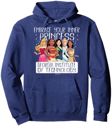 Georgia Tech Yellow Jackets Inner Princess Navy Hoodie - Hoodie | Navy