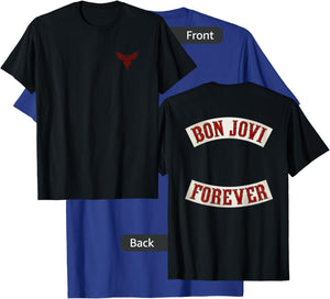 Official Bon Jovi Forever Back Print T-Shirt - T-Shirt | Royal