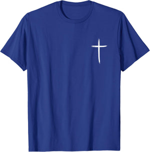 Jesus Cross Christian Faith Jesus Christ Bible Lover T-Shirt - T-Shirt | Royal
