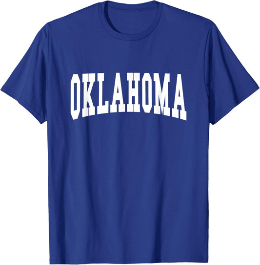 OKLAHOMA - Throwback Design - Classic T-Shirt - T-Shirt | Royal