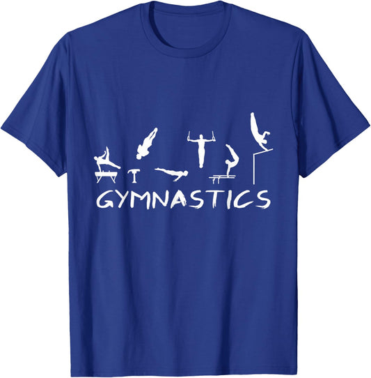 Men's & Boys Gymnastics - gymnast T-Shirt - T-Shirt | Royal