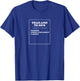 Thailand To Do's | Funny Outfit T-Shirt - T-Shirt | Royal