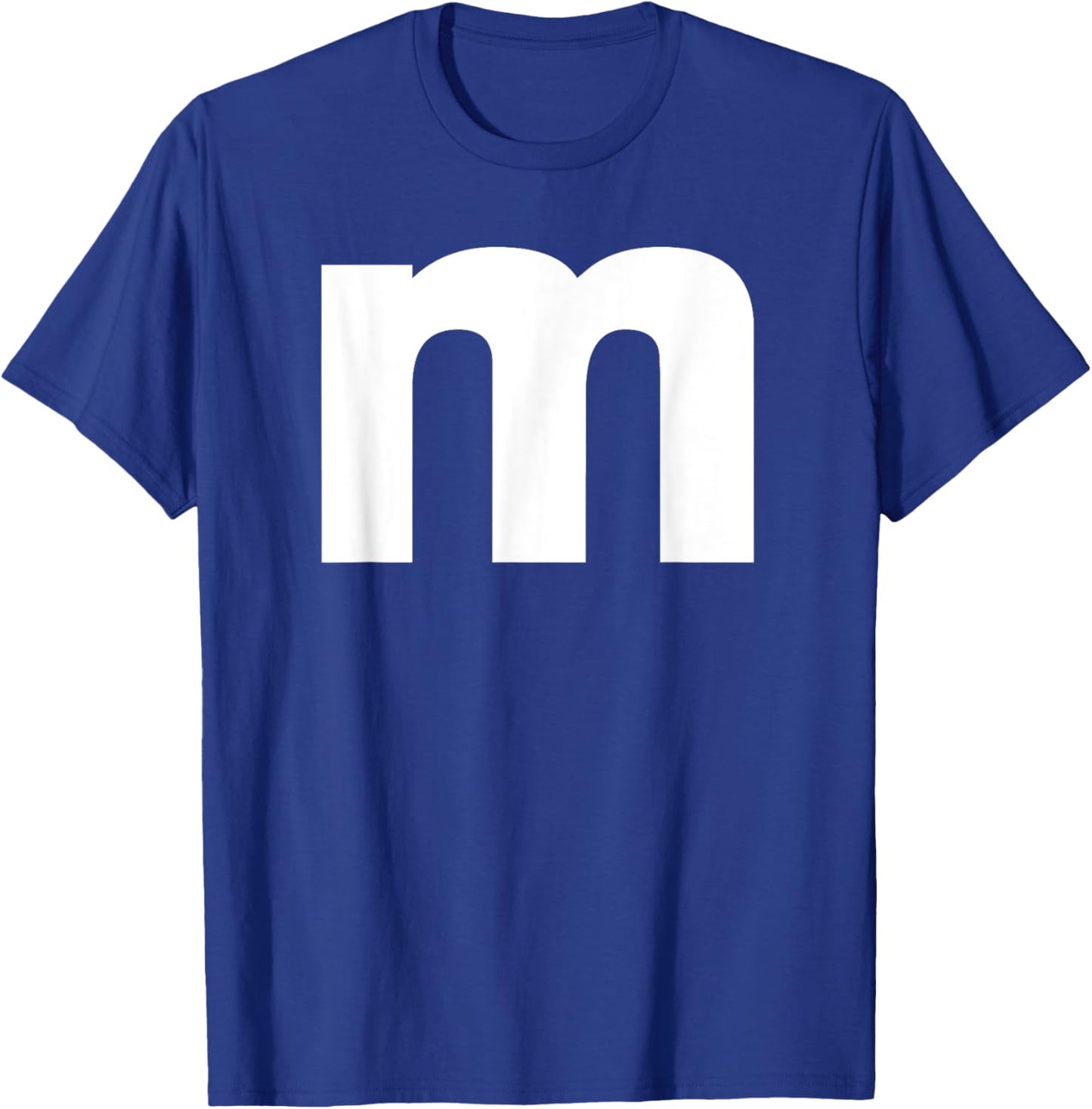 Letter M Capital Alphabet, Groups Halloween T-Shirt - T-Shirt | Royal