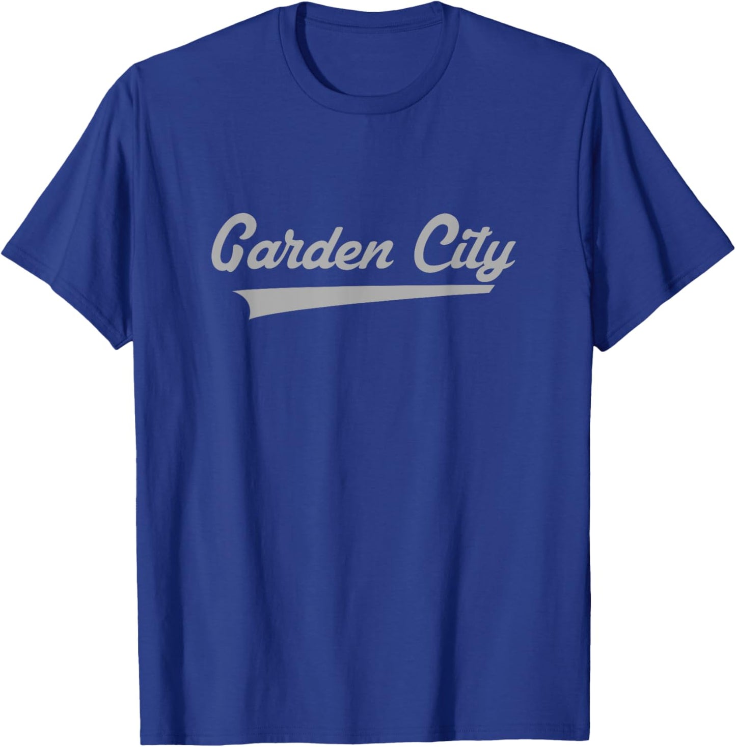 Garden City High School Vintage Swoosh T-Shirt - T-Shirt | Royal