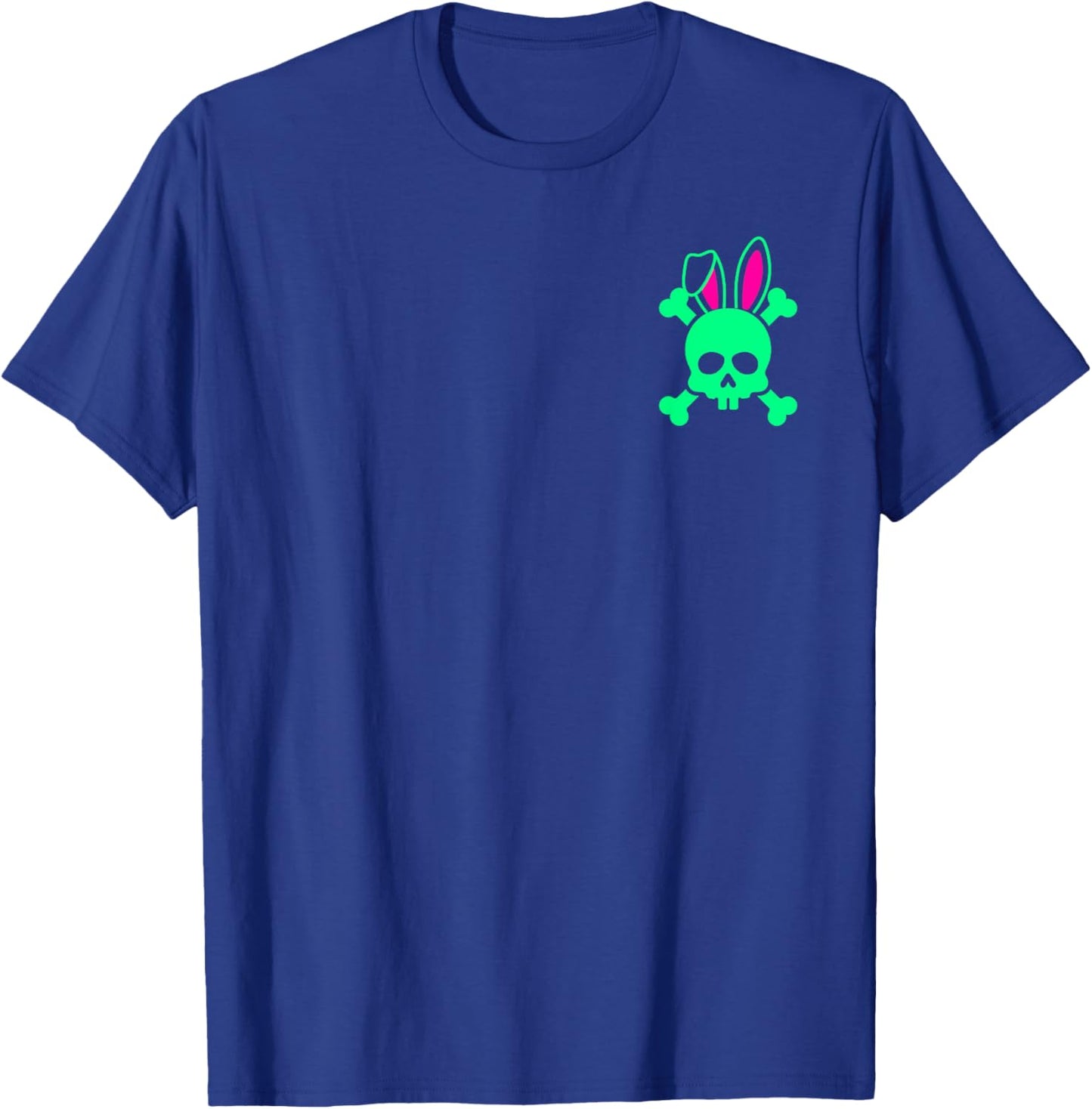 Funny Rabbit Pirate Skull With Crossbones T-Shirt - T-Shirt | Royal