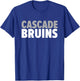 Cascade Bruins Bold T-Shirt - T-Shirt | Royal