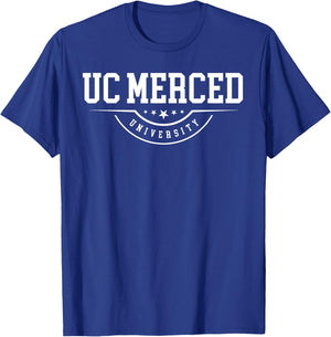 UC Merced University Arch Vintage Classic Design Gifts Men T-Shirt - T-Shirt | Royal