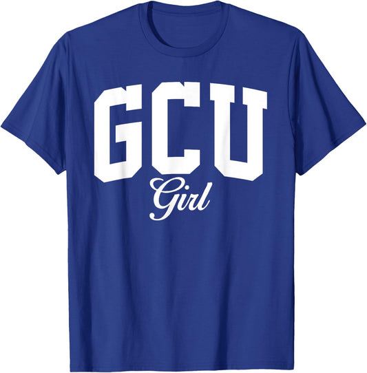 GCU University Girl Arch Vintage Design Girls T-Shirt - T-Shirt | Royal