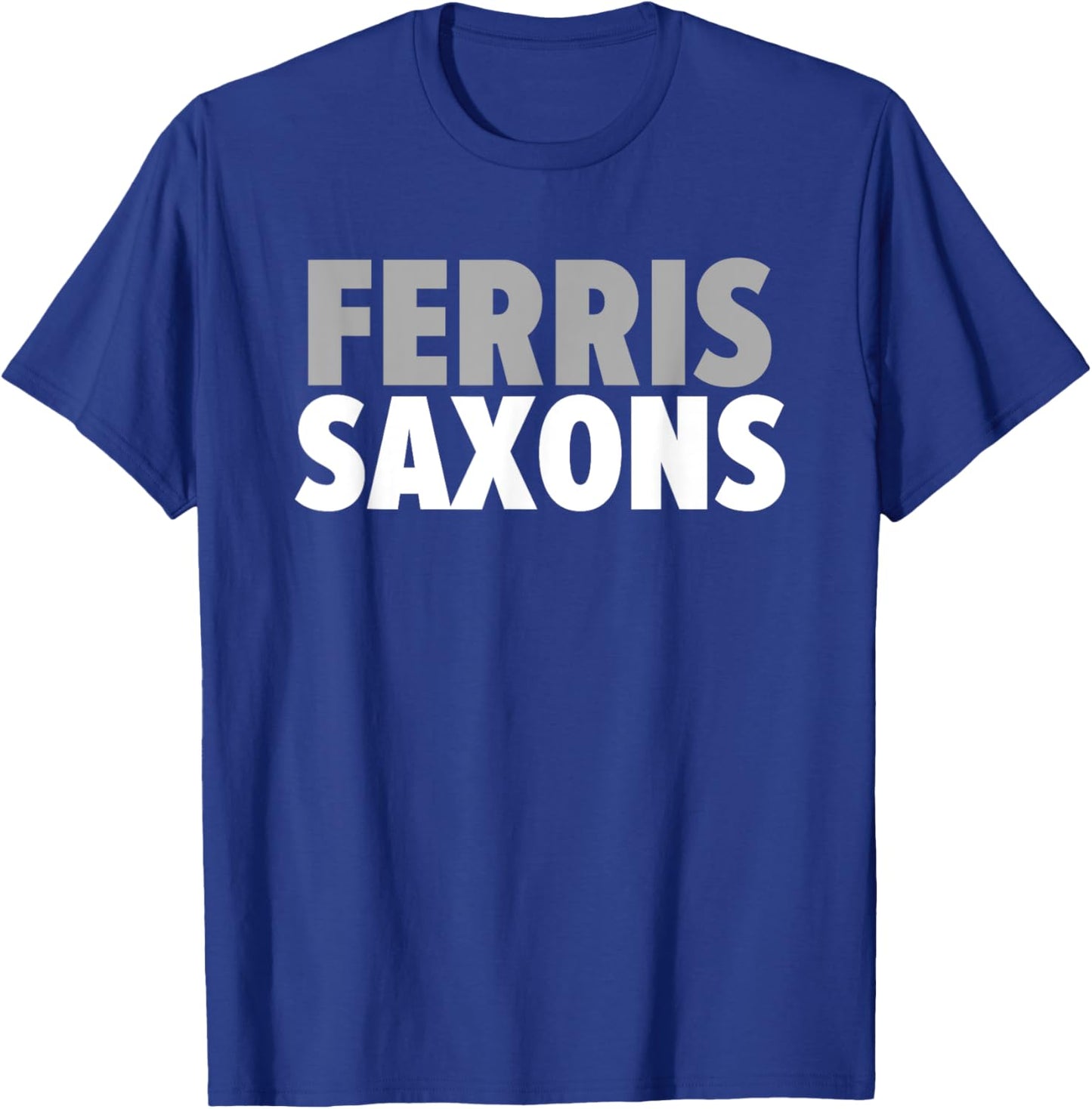 Ferris Saxons Bold T-Shirt - T-Shirt | Royal
