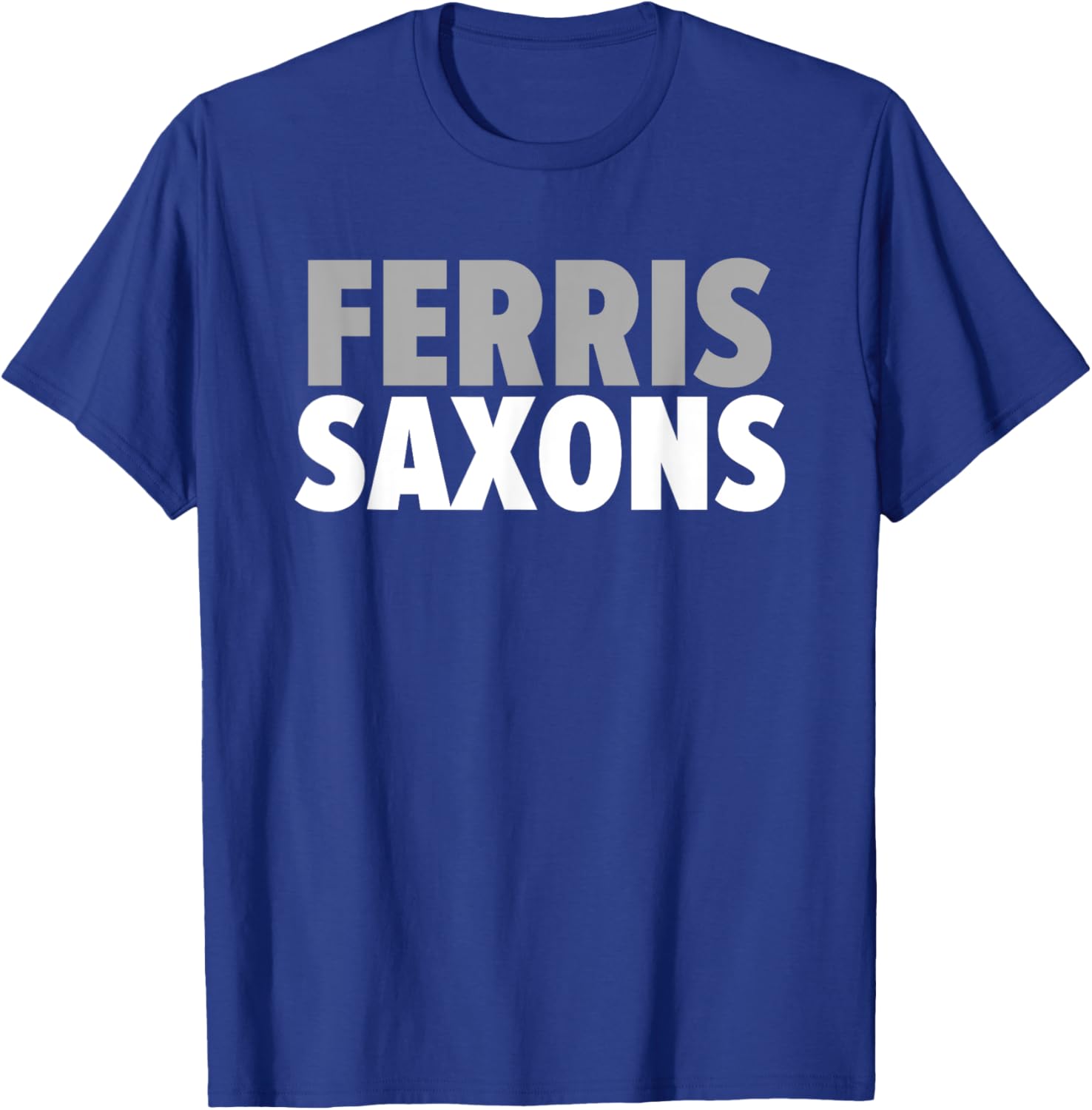 Ferris Saxons Bold T-Shirt - T-Shirt | Royal