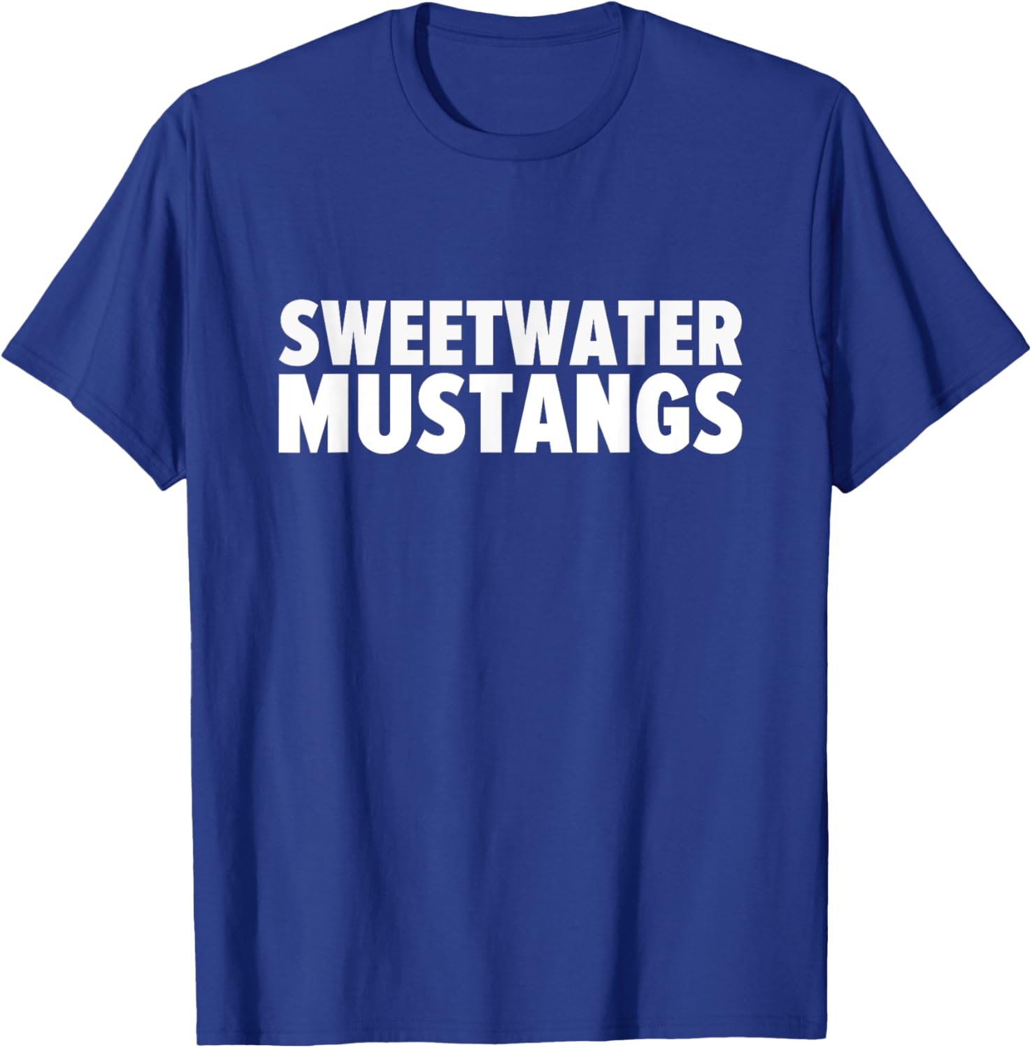 Sweetwater Mustangs Bold T-Shirt - T-Shirt | Royal