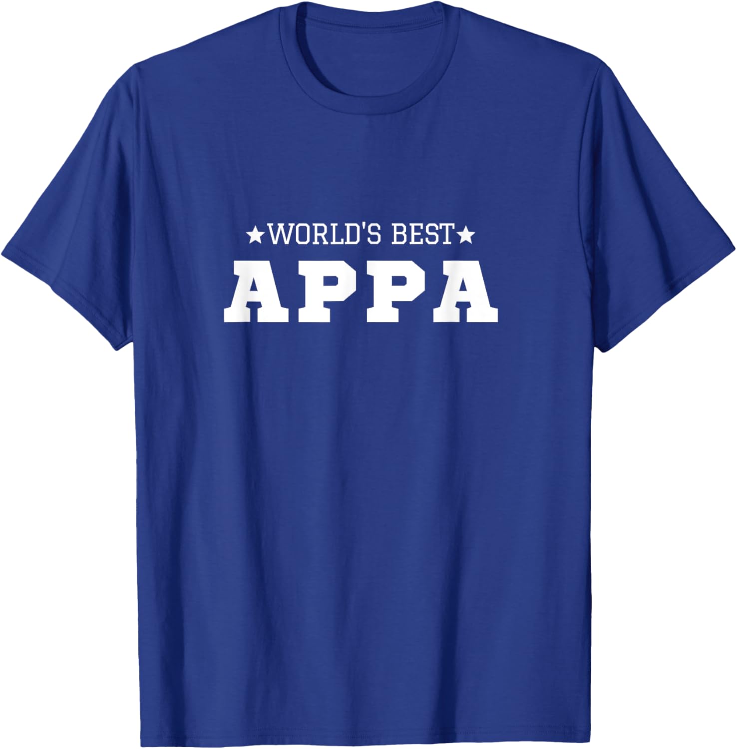 World's Best Appa T-Shirt - T-Shirt | Royal