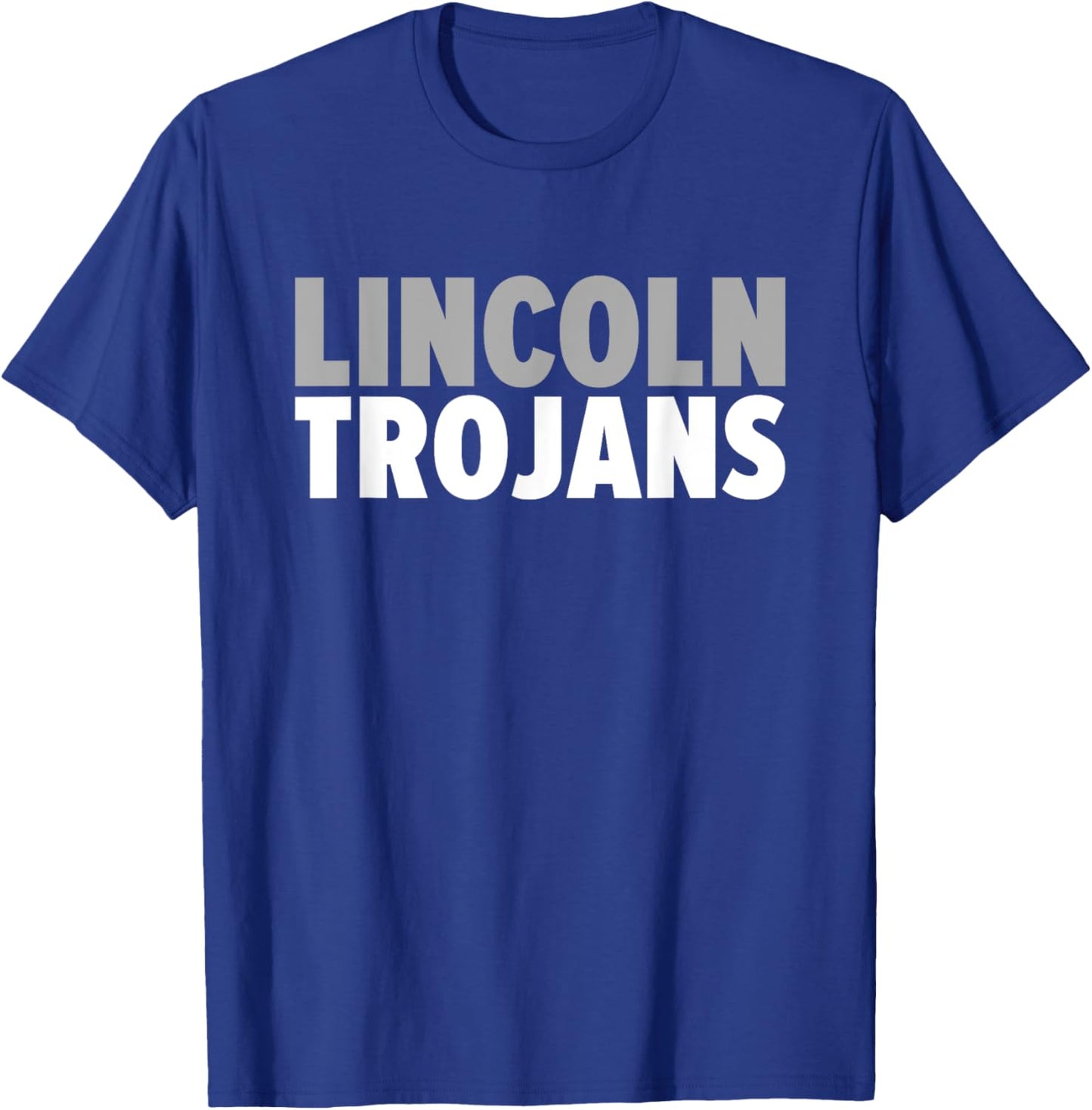 Lincoln Trojans Bold T-Shirt - T-Shirt | Royal