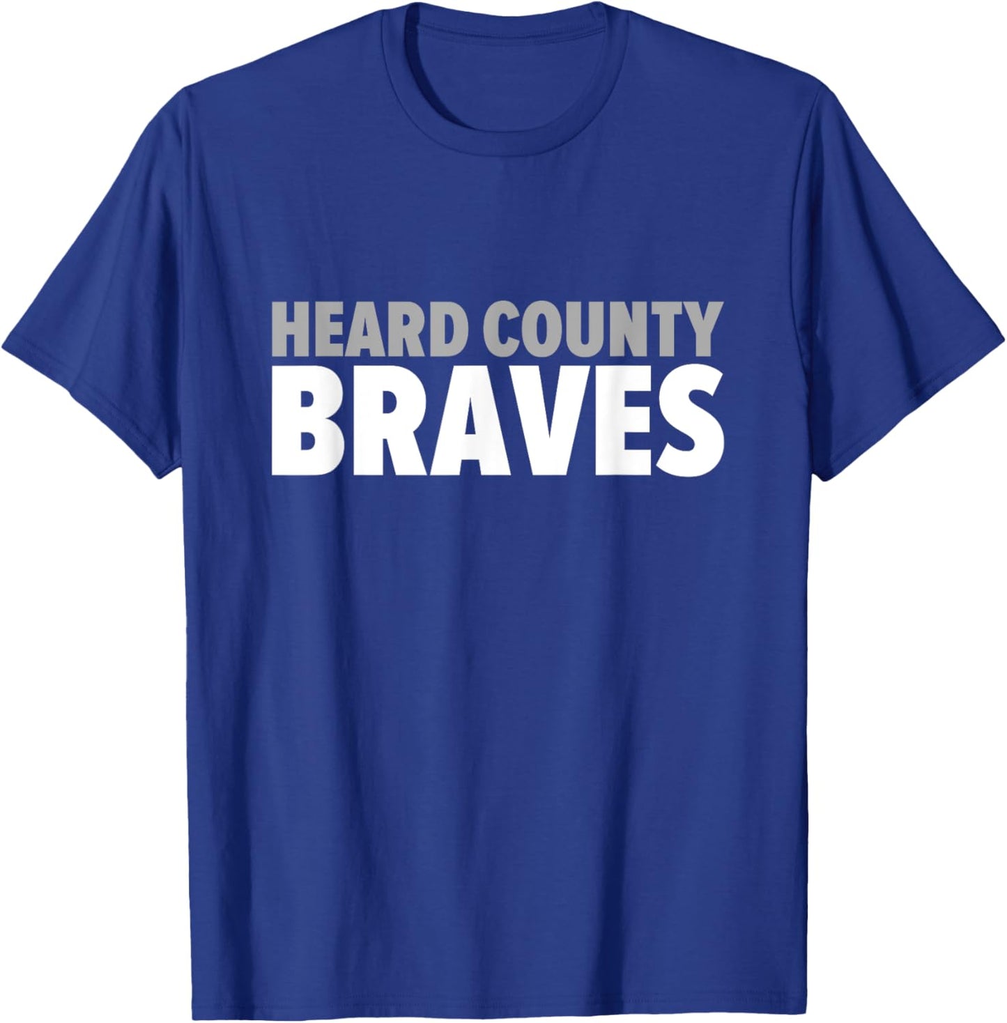 Heard County Braves Bold T-Shirt - T-Shirt | Royal