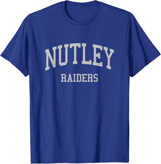 Nutley High School HS Nutley NJ Retro Sports T-Shirt - T-Shirt | Royal