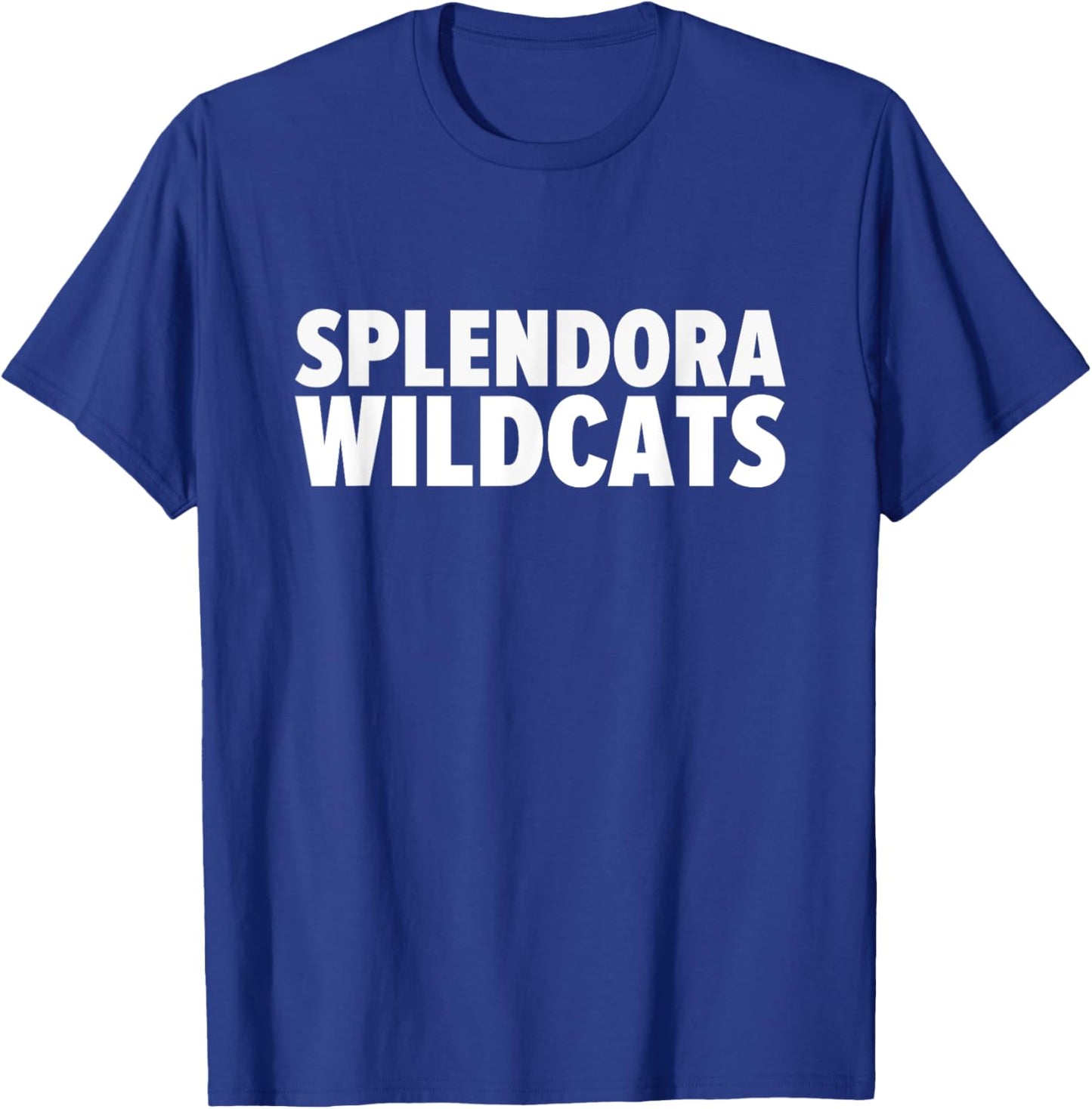 Splendora Wildcats Bold T-Shirt - T-Shirt | Royal