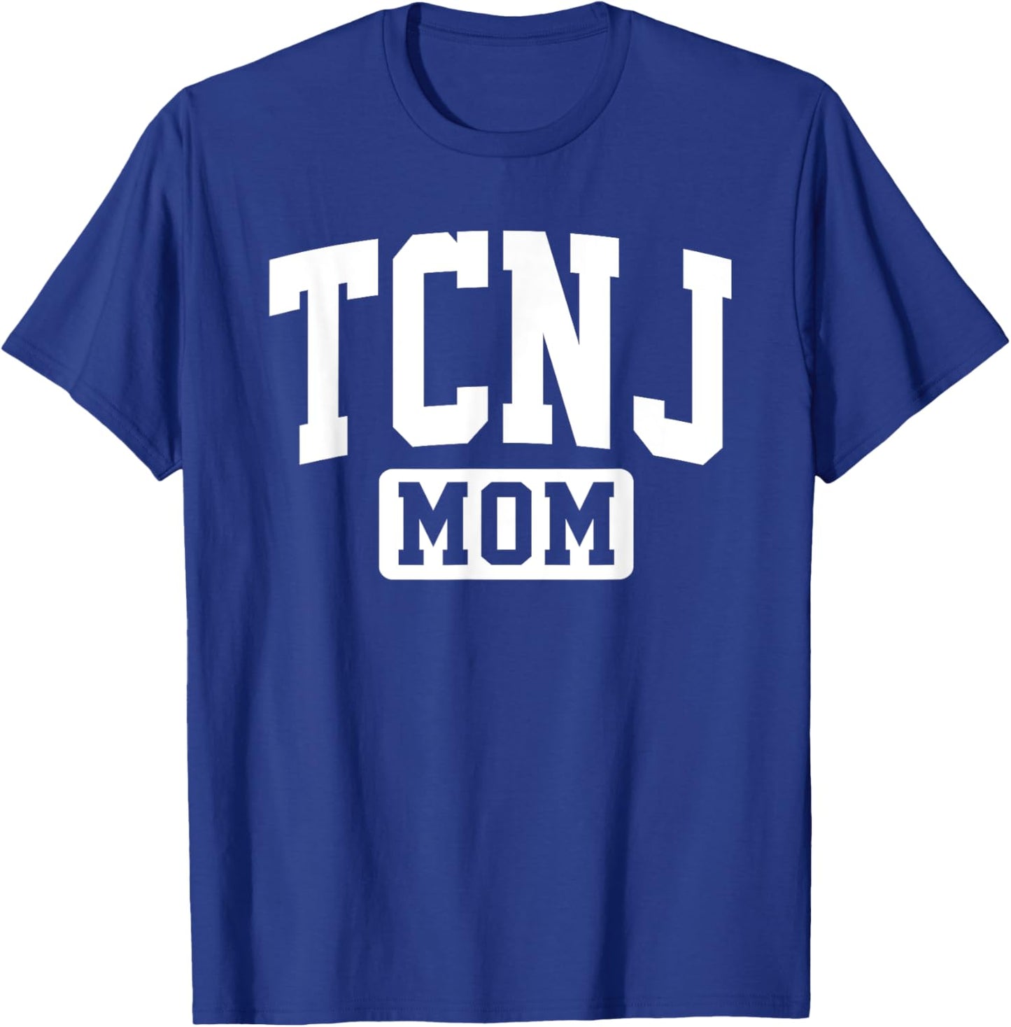 Family University College Arch Retro Design TCNJ The College of New Jersey Mom Mother Arch Vintage T-Shirt - T-Shirt | Royal