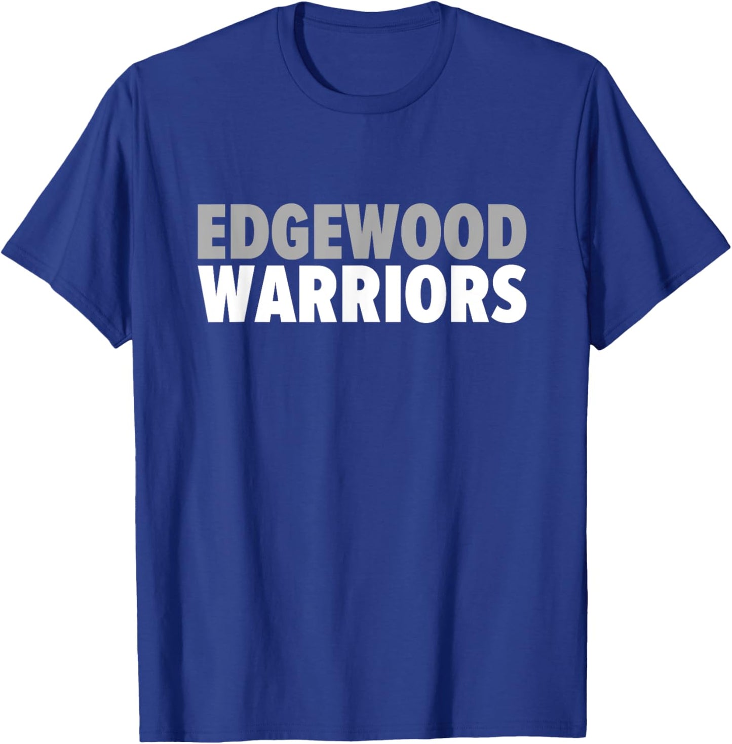 Edgewood Warriors Bold T-Shirt - T-Shirt | Royal