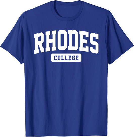 Rhodes College Arch Vintage Classic Design Gifts Men Women T-Shirt - T-Shirt | Royal