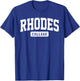 Rhodes College Arch Vintage Classic Design Gifts Men Women T-Shirt - T-Shirt | Royal