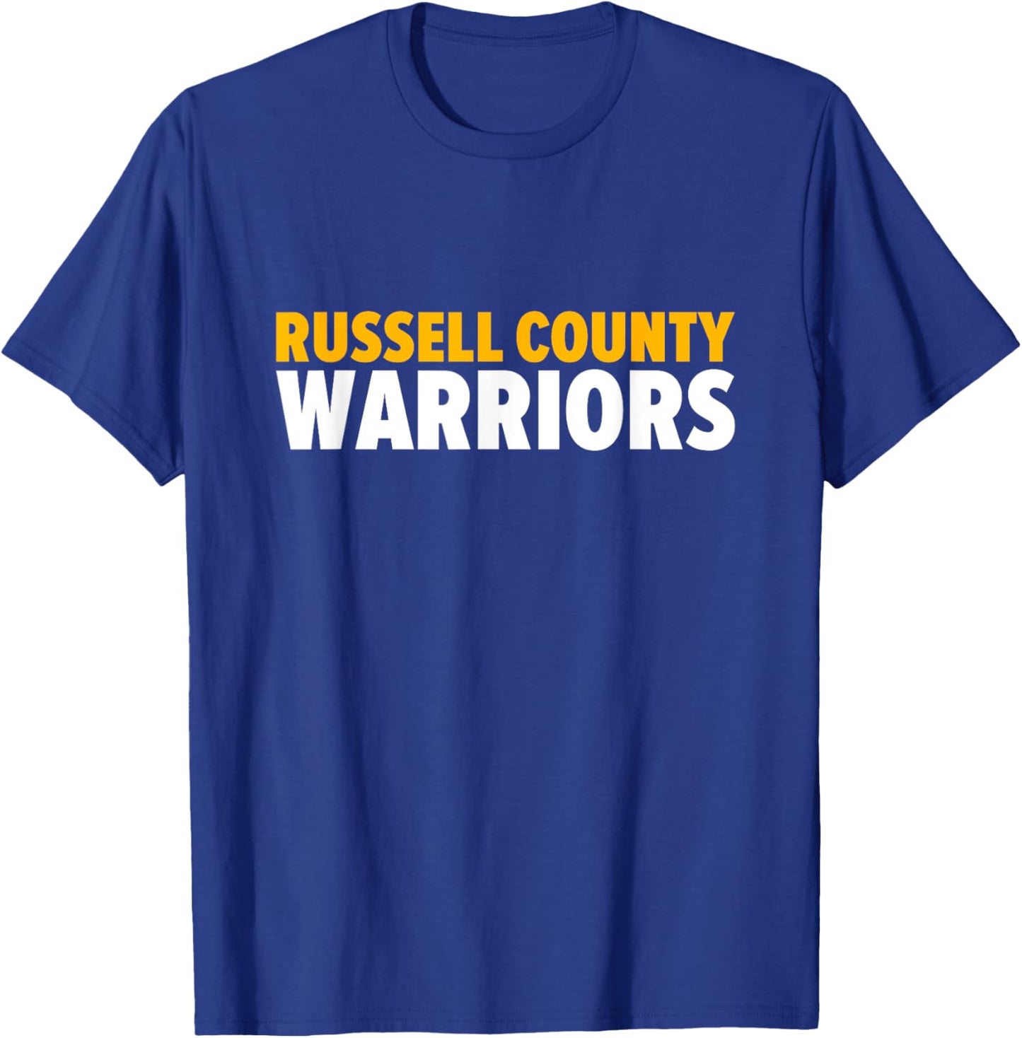 Russell County Warriors Bold T-Shirt - T-Shirt | Royal