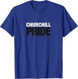 Churchill High School PRIDE T-Shirt - T-Shirt | Royal