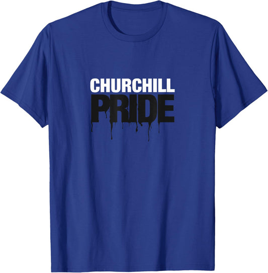 Churchill High School PRIDE T-Shirt - T-Shirt | Royal