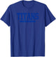 Arcadia Titans Lacrosse HS T-Shirt - T-Shirt | Royal