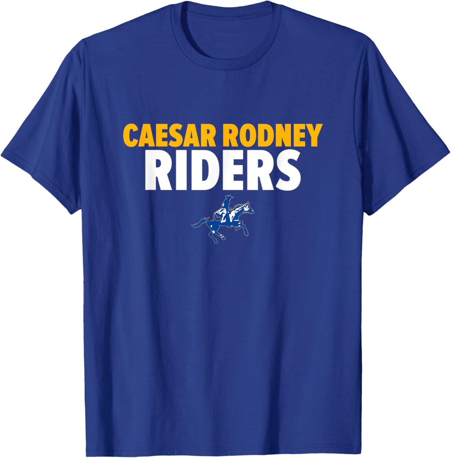 Caesar Rodney Riders Logo Bold HS T-Shirt - T-Shirt | Royal