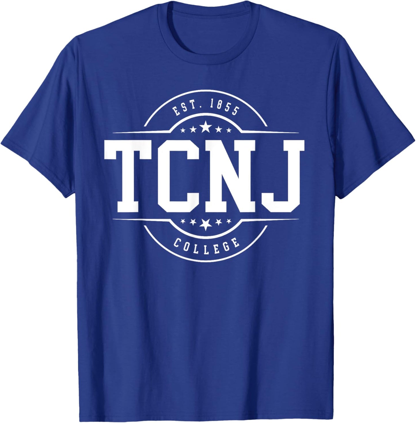 TCNJ The College of New Jersey Arch Vintage Classic Design T-Shirt - T-Shirt | Royal
