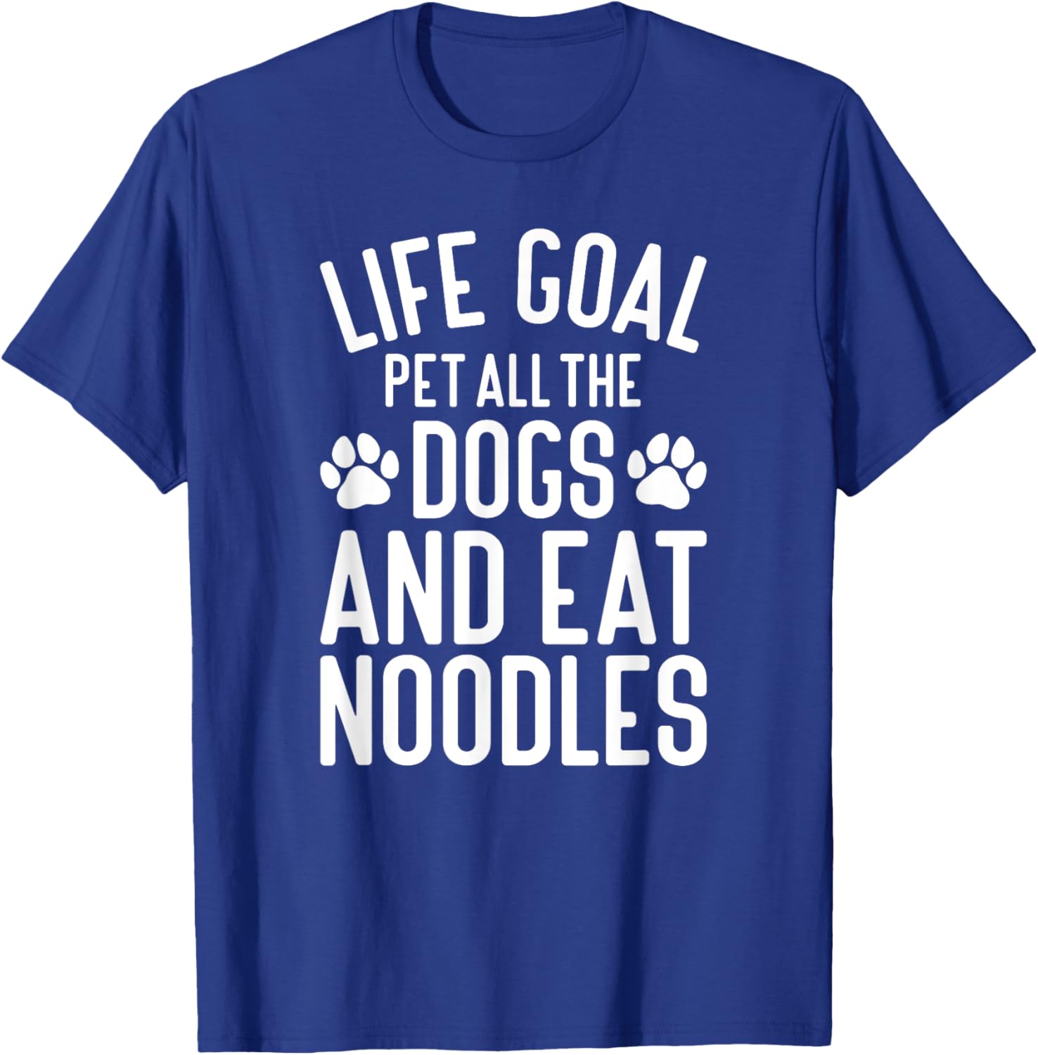 Noodles Pet All The Dogs Funny Dogs and Noodles T-Shirt - T-Shirt | Royal
