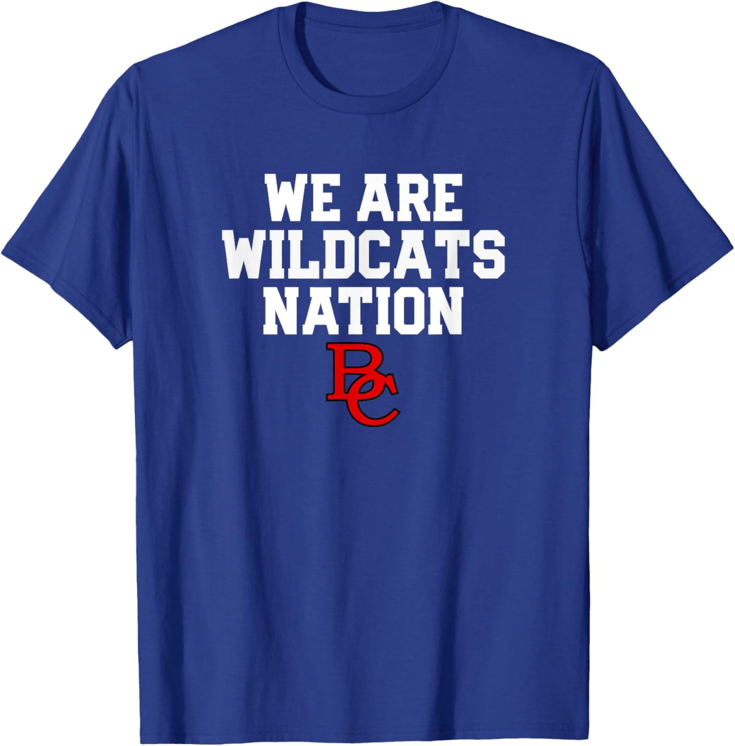 Baker County Wildcats Logo Nation HS T-Shirt - T-Shirt | Royal