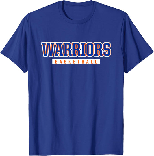Warriors Basketball Westwood High School T-Shirt - T-Shirt | Royal